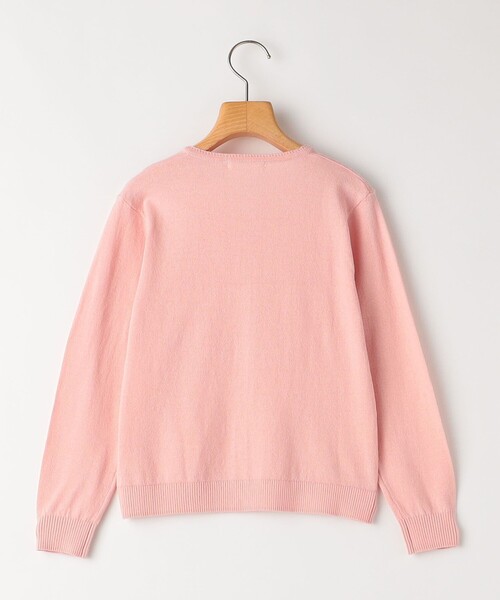 SHIPS(シップス)の「SHIPS KIDS:80~90cm / リバティ カーディガン(カーディガン/ボレロ・キッズ・ピンク/ライトグレー/ライトグリーン・80/90)」の4枚目の写真