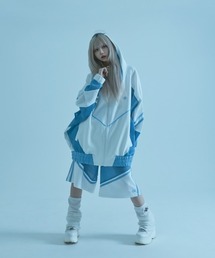 REFLEM レフレム 水色 ジャージパンツ ハーフパンツ REFLEM（レフレム）の「『REFLEM/レフレム』メッシュ切替