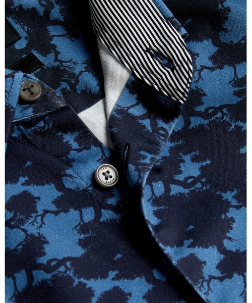 Ted Baker（テッドベーカー）の「FLYDA 長袖 プリントシャツ（シャツ/ブラウス・メンズ・グリーン系その他2/ダークネイビー・4/5/1/2/3）」の4枚目の写真