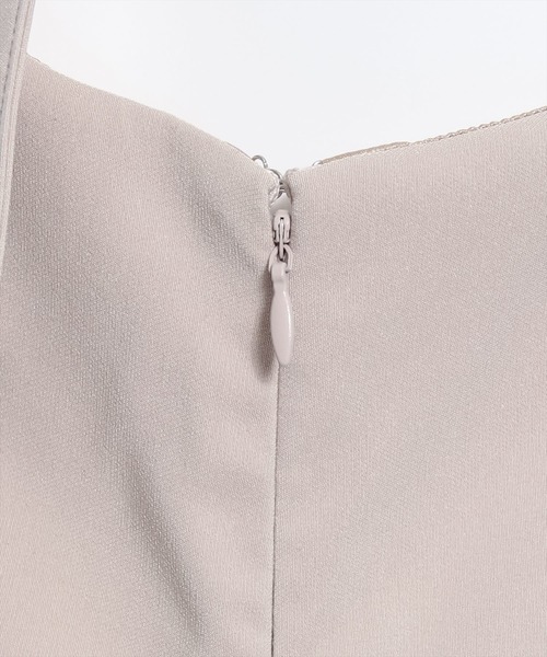 clear（クリア）の「肩リボン配色フレアミニワンピース≪2024SS≫（ワンピース・レディース・ベージュ/ベージュ系その他/ブラック/ブラック系その他・F）」の7枚目の写真