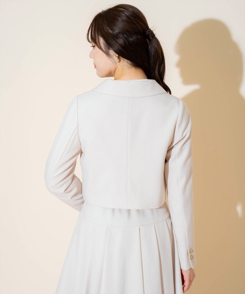 WILLSELECTION（ウィルセレクション）の「ダブルボタンショートジャケット（テーラードジャケット・レディース・ベージュ/ブラック/ブラック系その他/ピンク・FREE）」の19枚目の写真