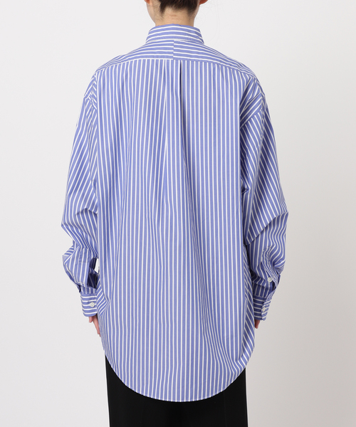 FREEMANS SPORTING CLUB（フリーマンズ スポーティング クラブ）の「【FREEMANS SPORTING CLUB】CHRYSTIE SHIRTS (Stripe)（シャツ/ブラウス・レディース・ブルー・FREE）」の17枚目の写真