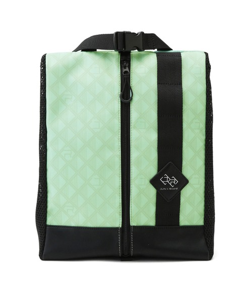 JUN&ROPE'（ジュンアンドロペ）の「【ユニセックス】ARGYLE　シューズケース（ゴルフグッズ・レディース・グレー/ライトグリーン・FREE）」の2枚目の写真