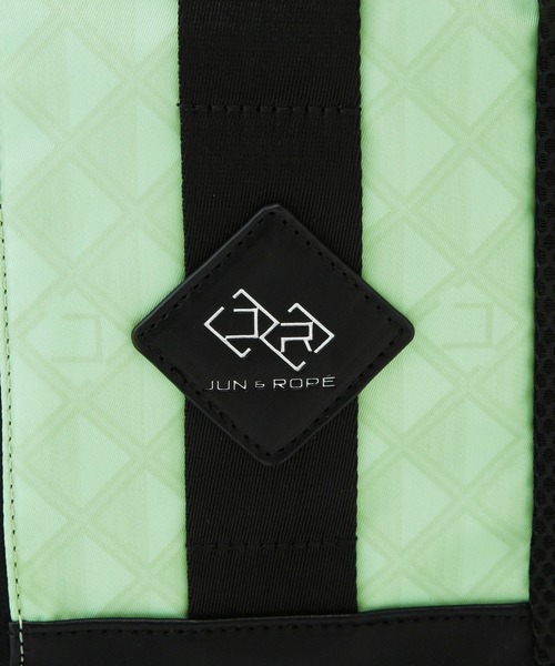 JUN&ROPE'（ジュンアンドロペ）の「【ユニセックス】ARGYLE　シューズケース（ゴルフグッズ・レディース・グレー/ライトグリーン・FREE）」の6枚目の写真