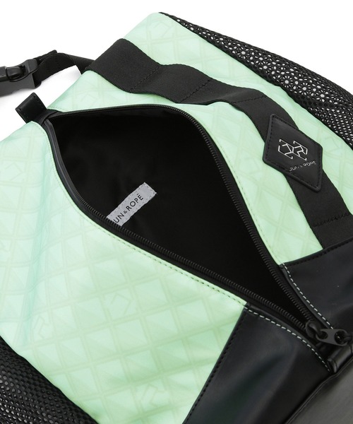 JUN&ROPE'（ジュンアンドロペ）の「【ユニセックス】ARGYLE　シューズケース（ゴルフグッズ・レディース・グレー/ライトグリーン・FREE）」の7枚目の写真