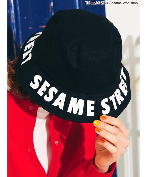 SESAME STREET（セサミストリート）の「プリントバケットハット/セサミストリート（ハット・レディース・ブラック・FREE）」の3枚目の写真