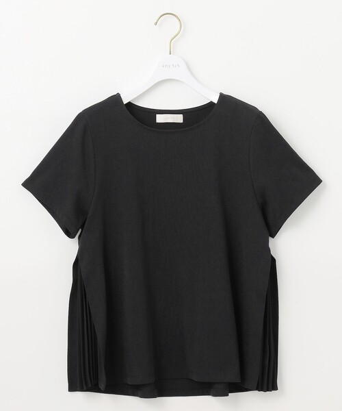 ANY SIS（エニィスィス）の「【UVケア】サイドプリーツ カットソー（Tシャツ/カットソー・レディース・ブラック系/ダルブルー系/ホワイト系・2）」の12枚目の写真
