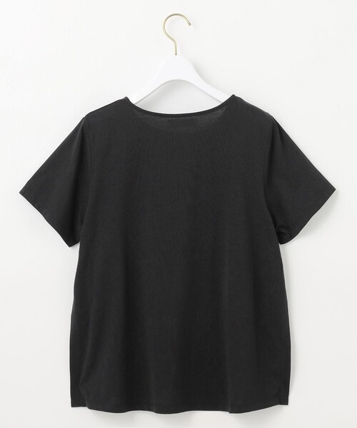 ANY SIS（エニィスィス）の「【UVケア】サイドプリーツ カットソー（Tシャツ/カットソー・レディース・ブラック系/ダルブルー系/ホワイト系・2）」の13枚目の写真