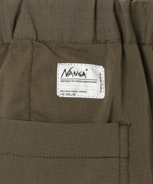 NANGA(ナンガ)の「HINOC RIPSTOP FIELD PANTS W ヒノック リップストップ フィールド パンツ(レディース)(その他パンツ・レディース・ブラック/ブラウン/アーミー/ベージュ/ライトグレー/モカ・S/M/L)」の10枚目の写真