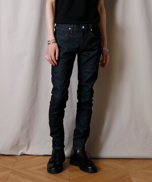 FACTOTUM（ファクトタム）の「【FACTOTUM】リジットストレッチデニム スキニーパンツ『William』（デニムパンツ・メンズ・ブラック/インディゴブルー・29inch/30inch/32inch/31inch/28inch）」の4枚目の写真