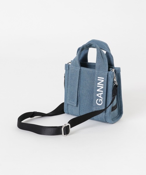 GANNI(ガニー)の「GANNI RecycledTechMiniToteDenim(トートバッグ・レディース・ブルー系その他・-)」の3枚目の写真