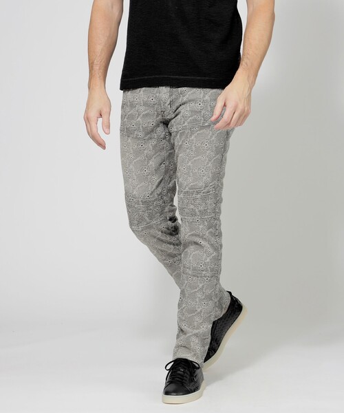 【セール】ジャカードストレッチデニム（デニムパンツ）｜EPOCA UOMO（エポカウォモ）