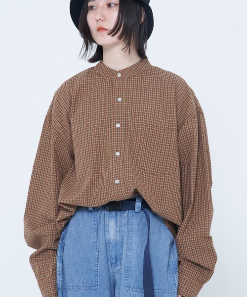 ROUGH TRADE(ラフトレード)の「オックス長袖バンドカラーシャツ(M1)(シャツ/ブラウス・メンズ・ホワイト/ブルー/ライトグリーン/その他1/その他2・MEDIUM/LARGE/X-LARGE)」の5枚目の写真