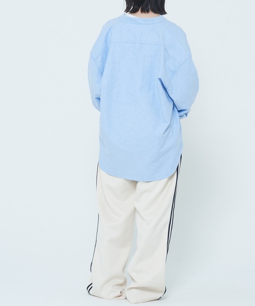 ROUGH TRADE(ラフトレード)の「オックス長袖バンドカラーシャツ(M1)(シャツ/ブラウス・メンズ・ホワイト/ブルー/ライトグリーン/その他1/その他2・MEDIUM/LARGE/X-LARGE)」の17枚目の写真