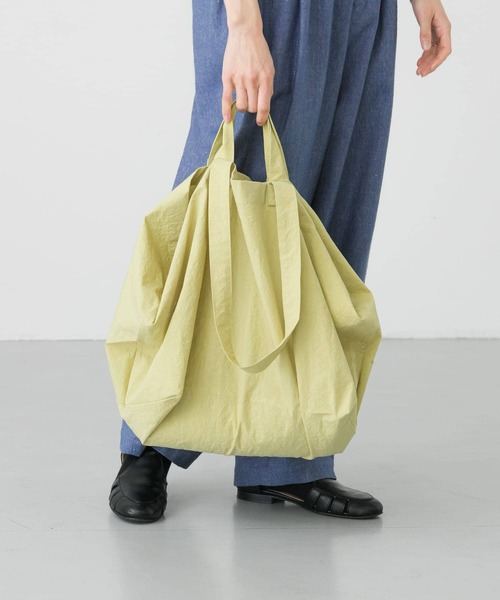 かぐれ(カグレ)の「ビッグトートバッグ(トートバッグ・レディース・ライトベージュ/イエロー/チャコールグレー・FREE)」の11枚目の写真