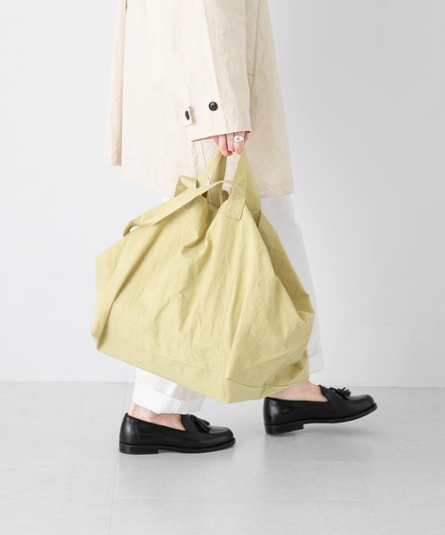 かぐれ(カグレ)の「ビッグトートバッグ(トートバッグ・レディース・ライトベージュ/イエロー/チャコールグレー・FREE)」の13枚目の写真