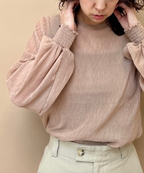 楊柳シフォン2WAYトップス（シャツ/ブラウス）｜y/m（イム）