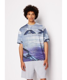 ARMANI EXCHANGE | 【A|X アルマーニ エクスチェンジ】オールオーバープリント　半袖クルーネックTシャツ/COMFORT(Tシャツ/カットソー)