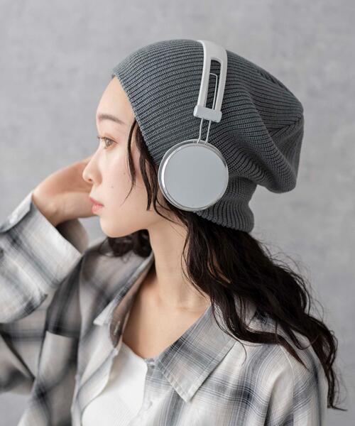 WEGO（ウィゴー）の「WEGO/2wayシングルニットワッチ（ニットキャップ/ビーニー・レディース・ブラック/ダークグレー・FREE）」の10枚目の写真