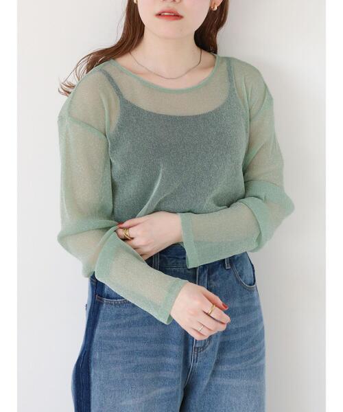 ehka sopo（エヘカソポ）の「ラメシアーカットソー（Tシャツ