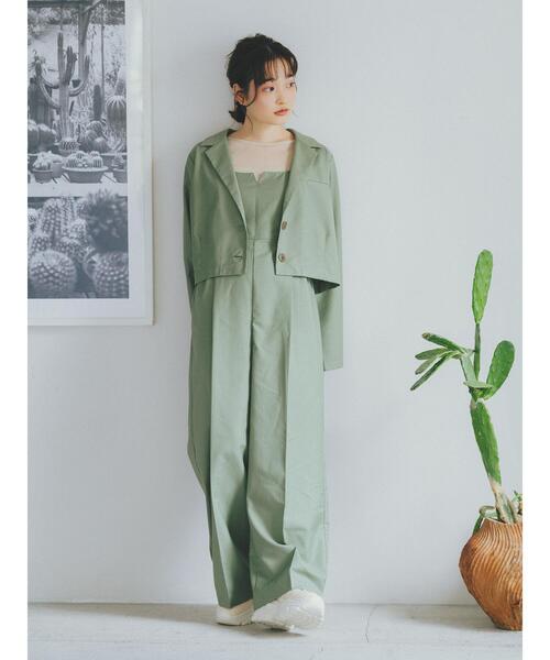 ehka sopo（エヘカソポ）の「ラメシアーカットソー（Tシャツ/カットソー・レディース・グリーン/キナリ/グレー・F）」の19枚目の写真