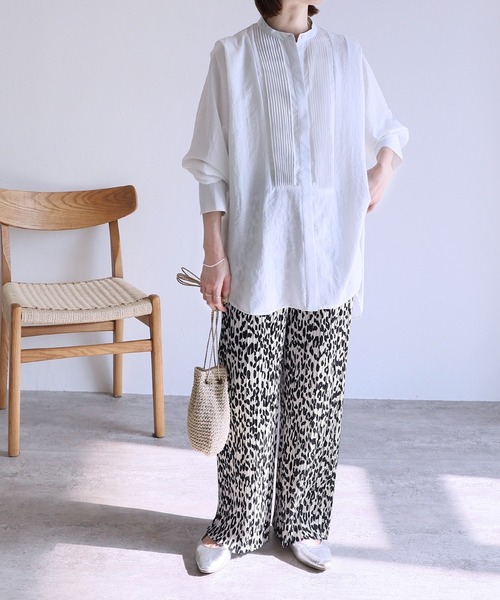 reca(レカ)の「ヒョウ&ダルメシアン柄プリーツパンツ(その他パンツ・レディース・ブラック系その他/アイボリー/ブラック・L/M)」の14枚目の写真