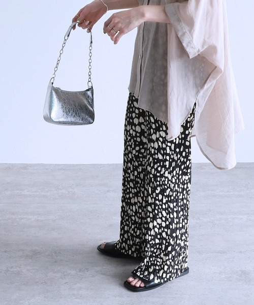 reca(レカ)の「ヒョウ&ダルメシアン柄プリーツパンツ(その他パンツ・レディース・ブラック系その他/アイボリー/ブラック・L/M)」の17枚目の写真