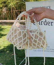 Dita Muaj.（ディータムアージュ）の「【巾着付き】パールビーズバッグ（ショルダーバッグ）」