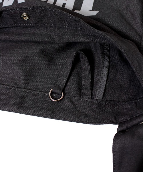 THRASHER(スラッシャー)の「THRASHER NEWSPAPER BAG MA(ショルダーバッグ・メンズ・ブラック/アイボリー・FREE)」の3枚目の写真
