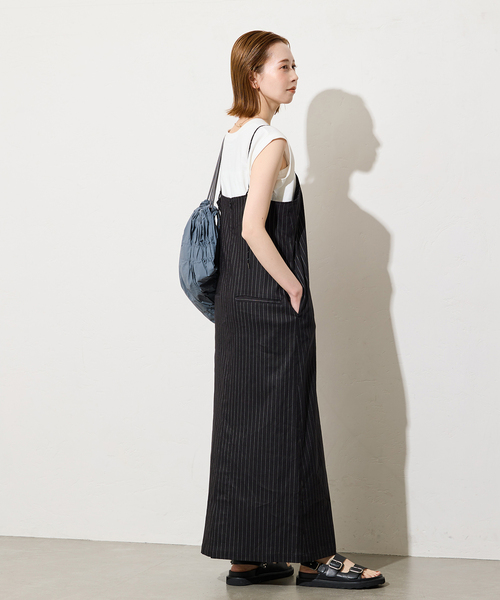 JOURNAL STANDARD（ジャーナルスタンダード）の「ストレートキャミソールワンピース（ワンピース・レディース・ブラック系その他/ブラック・FREE）」の19枚目の写真