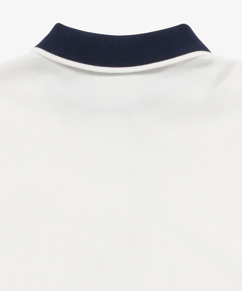 LACOSTE(ラコステ)の「ヘビーウェイト鹿の子 ボクシーシルエットクレリックポロシャツ(ポロシャツ・レディース・ダークグリーン/ホワイト/ネイビー・34/36/38/40)」の20枚目の写真