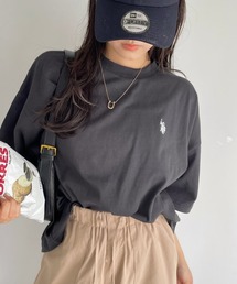 U.S. POLO ASSN. ワンポイント刺繍 オーバーサイズ ビッグT