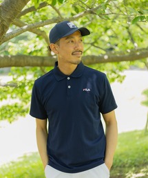 FILA GOLF（フィラゴルフ ）の「【FILA GOLF/フィラゴルフ】ワンポイントポロシャツ　ゴルフ　吸汗　速乾　UVカット　おしゃれなギフトに最適！（シャツ/ブラウス）」