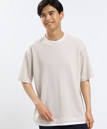 GLOBAL WORK Smile Seed Store | 速乾ワッフルレイヤードTシャツ半袖/991903(Tシャツ/カットソー)