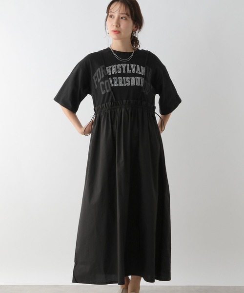 セール】リメイクドッキングワンピース 115962（ワンピース）｜LEPSIM