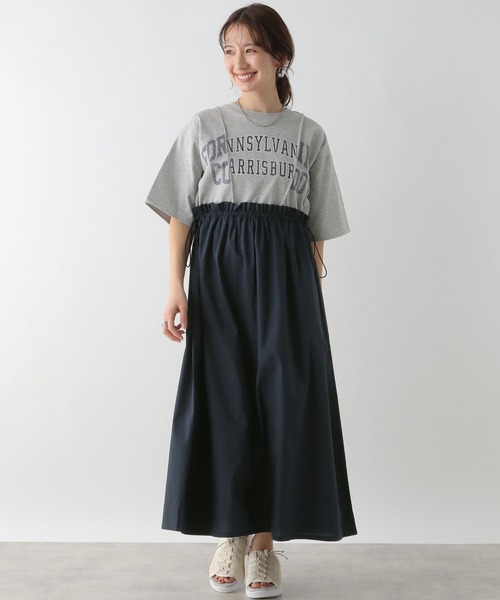 セール】リメイクドッキングワンピース 115962（ワンピース）｜LEPSIM