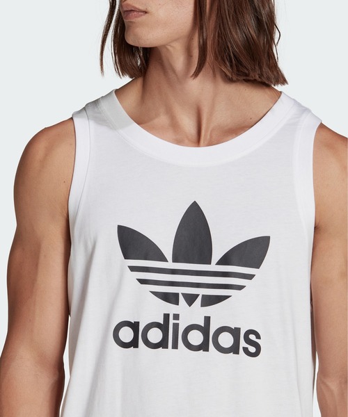 adidas オリジナルス　タンクトップ　ヒールタブ　希少　トレフォイル ADIDAS ORIGINALS】☆トレフォイル タンクトップ☆正規品