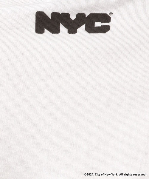 GOOD ROCK SPEED（グッドロックスピード）の「【NYC×GOOD ROCK SPEED】７分袖/ラグランロゴプリントTシャツ（Tシャツ/カットソー・メンズ・ブラック/ブラック系その他・LARGE/MEDIUM）」の6枚目の写真