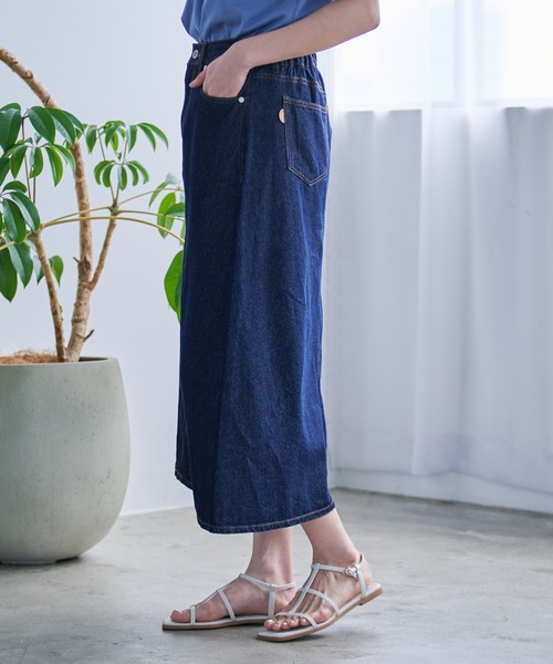 Arnold Palmer（アーノルドパーマー）の「Aライン デニムスカート