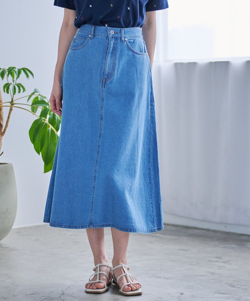 Arnold Palmer（アーノルドパーマー）の「Aライン デニムスカート