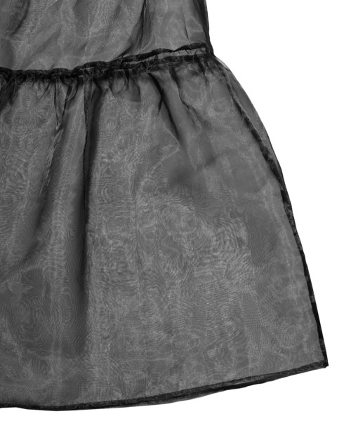 PUNYUS（プニュズ）の「オーガンジーティアードスカート（スカート・レディース・ホワイト/ブラック・1/2/4/3）」の17枚目の写真