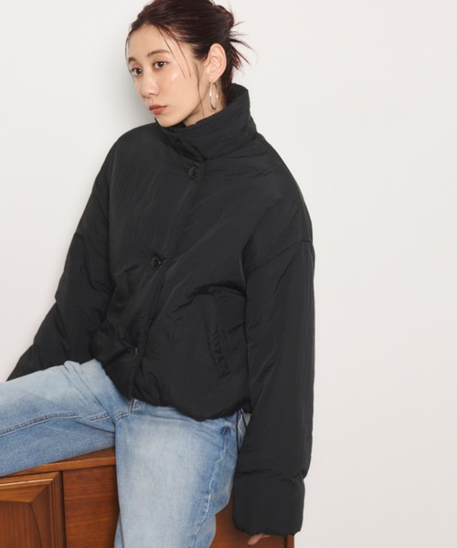 3WAY中綿クロップドブルゾン（ダウンジャケット/コート）｜Auntie Rosa