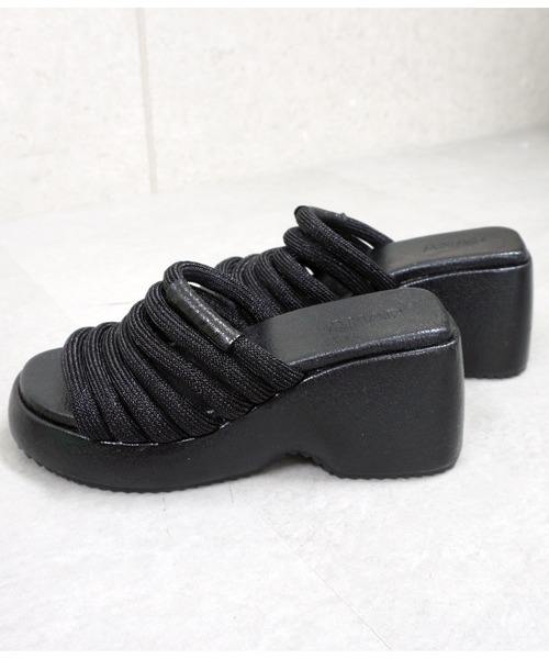 ANAP(アナップ)の「厚底ロープサンダル(サンダル・レディース・ブラック/ピンク/シルバー・L/M/S)」の7枚目の写真