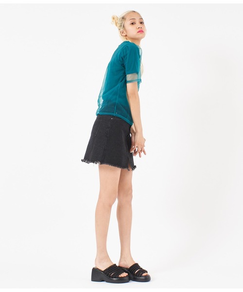 ANAP(アナップ)の「厚底ロープサンダル(サンダル・レディース・ブラック/ピンク/シルバー・L/M/S)」の9枚目の写真