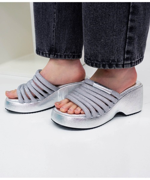 ANAP(アナップ)の「厚底ロープサンダル(サンダル・レディース・ブラック/ピンク/シルバー・L/M/S)」の16枚目の写真