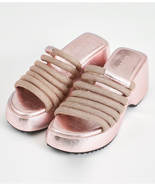 ANAP(アナップ)の「厚底ロープサンダル(サンダル・レディース・ブラック/ピンク/シルバー・L/M/S)」の19枚目の写真