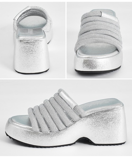 ANAP(アナップ)の「厚底ロープサンダル(サンダル・レディース・ブラック/ピンク/シルバー・L/M/S)」の21枚目の写真