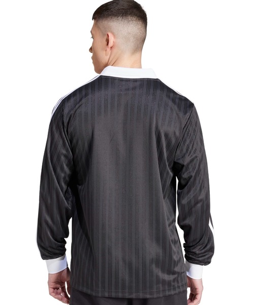 adidas（アディダス）の「adidas PIQUE LS / アディダス ピケ ロングスリーブ（Tシャツ/カットソー・メンズ・ブラック・XXS/XS/S/M/L/XL/XXL）」の9枚目の写真