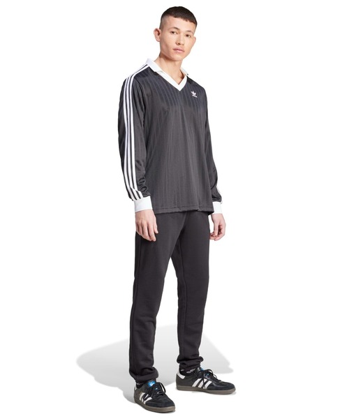 adidas（アディダス）の「adidas PIQUE LS / アディダス ピケ ロングスリーブ（Tシャツ/カットソー・メンズ・ブラック・XXS/XS/S/M/L/XL/XXL）」の10枚目の写真