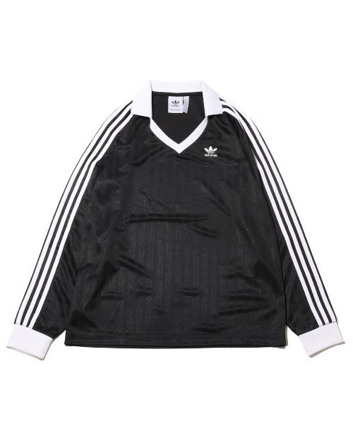 adidas（アディダス）の「adidas PIQUE LS / アディダス ピケ ロングスリーブ（Tシャツ/カットソー・メンズ・ブラック・XXS/XS/S/M/L/XL/XXL）」の7枚目の写真